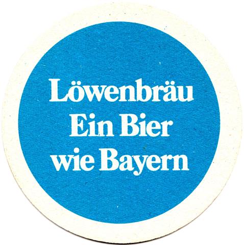 mnchen m-by lwen tradit 1b (rund215-ein bier wie bayern-blau) 